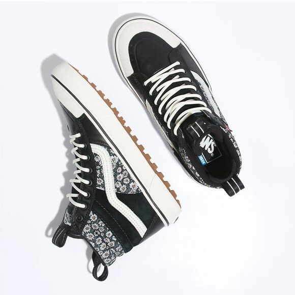 Vans Women's Sk8-Hi MTE-2 Shoes UltraCush Ortholite Skater Black Floral Size 9 - Picture 3 of 5